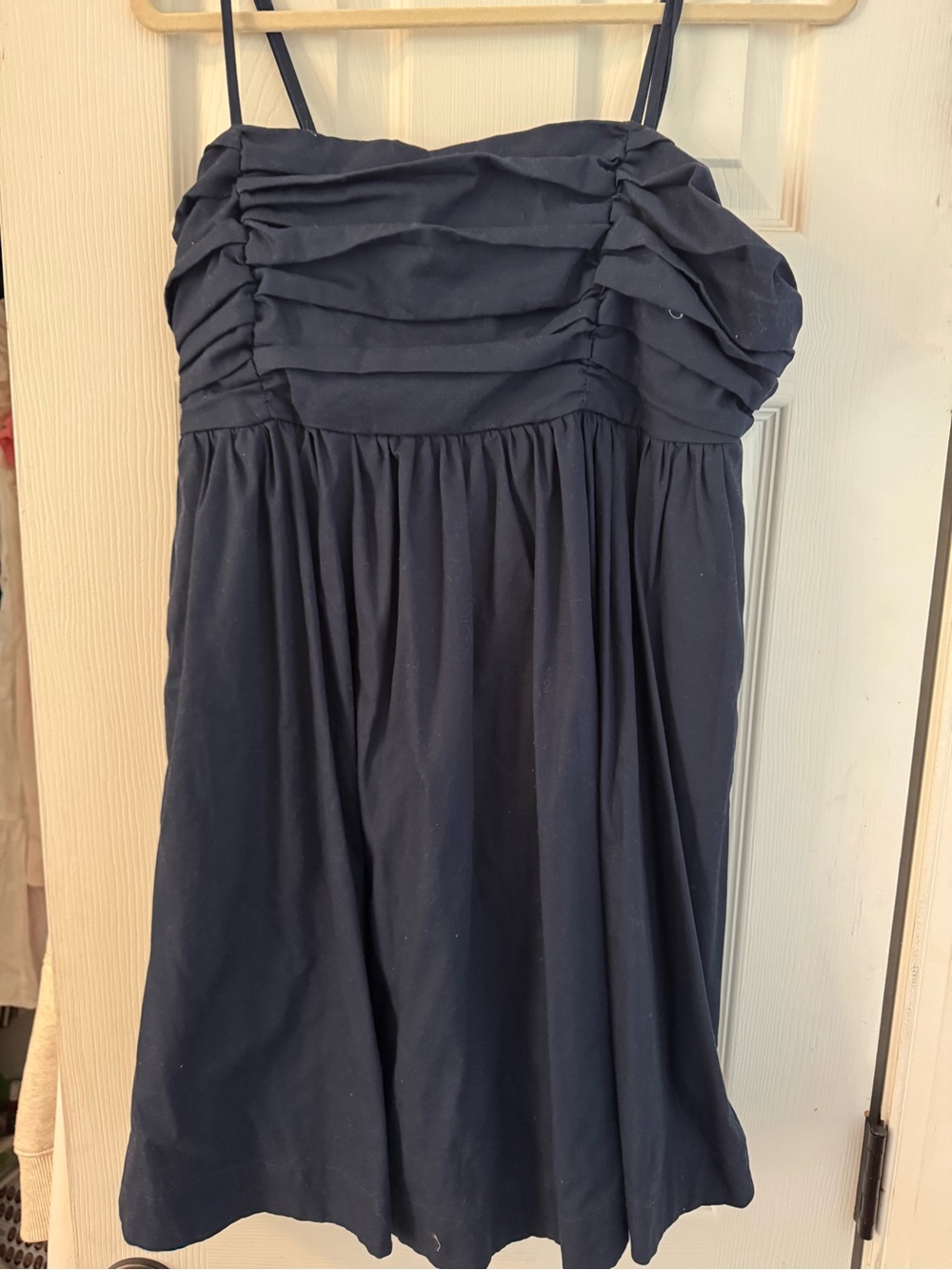 Free assembly square neck dress worn